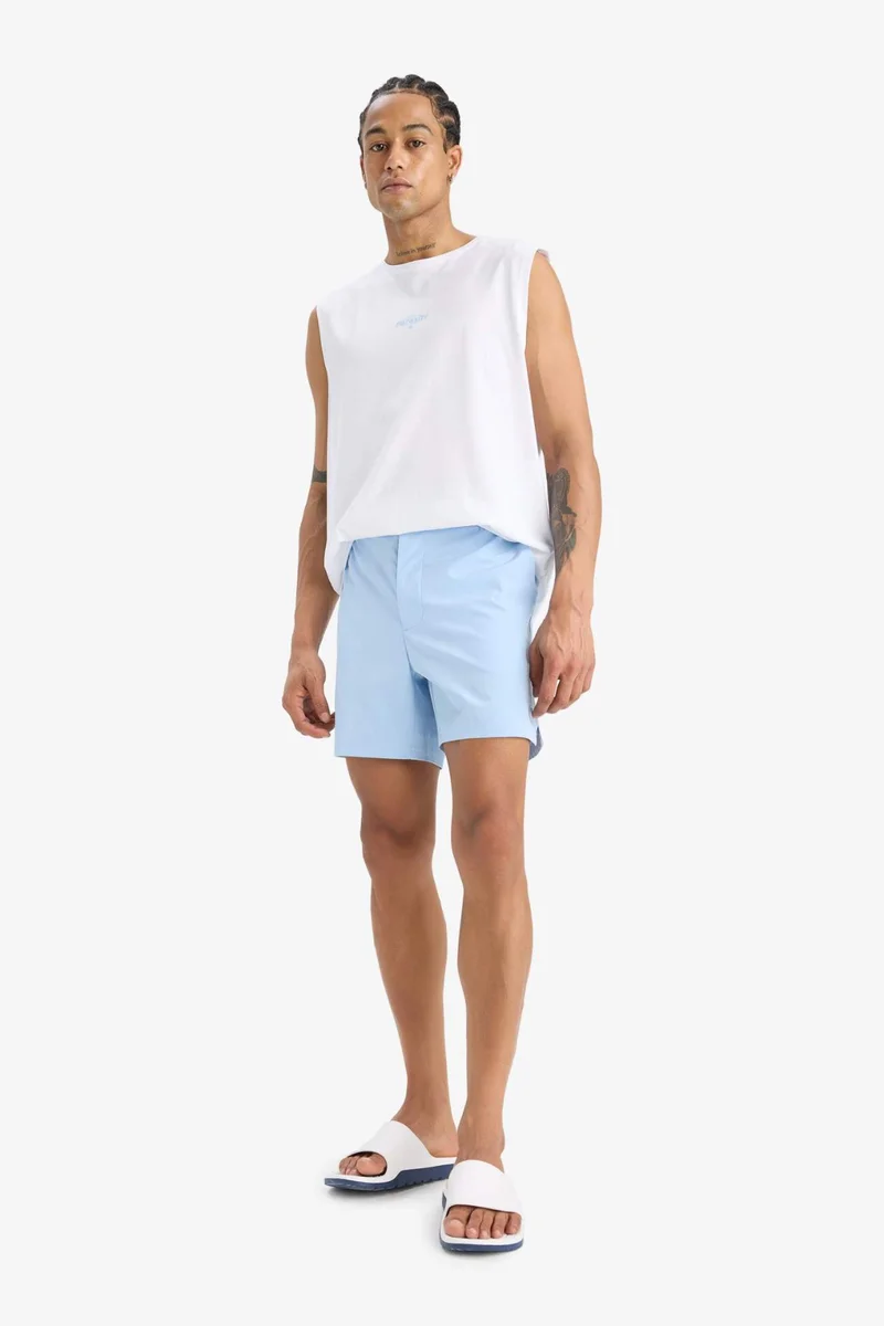 ديفاكتو DeFactoFit Flexible Textured Swim Shorts