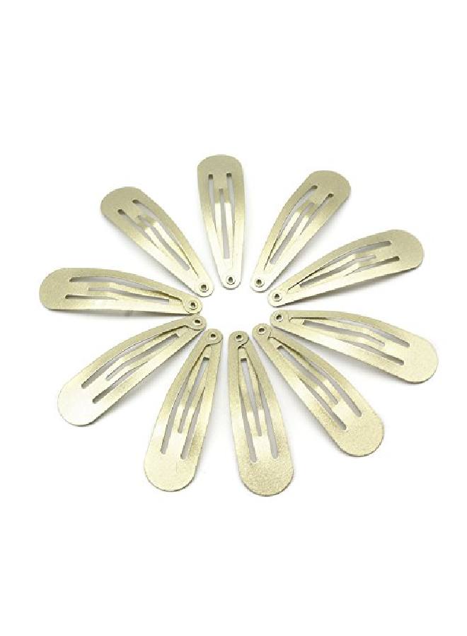 Dofash 20Pcs Snap Hair Clips Hair Grips Metal Hair Clips 5Cm/2In Hair Accessories For Girls （Blonde） - Image 5