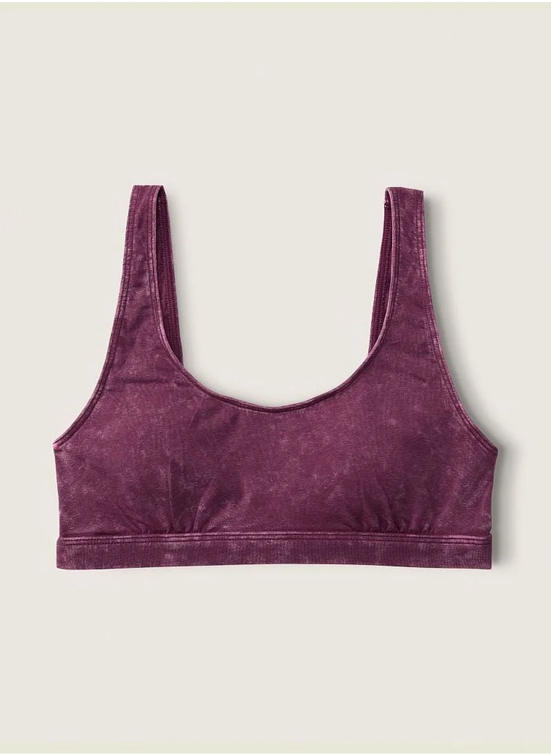 PINK Loungin' Cotton Scoop Bralette