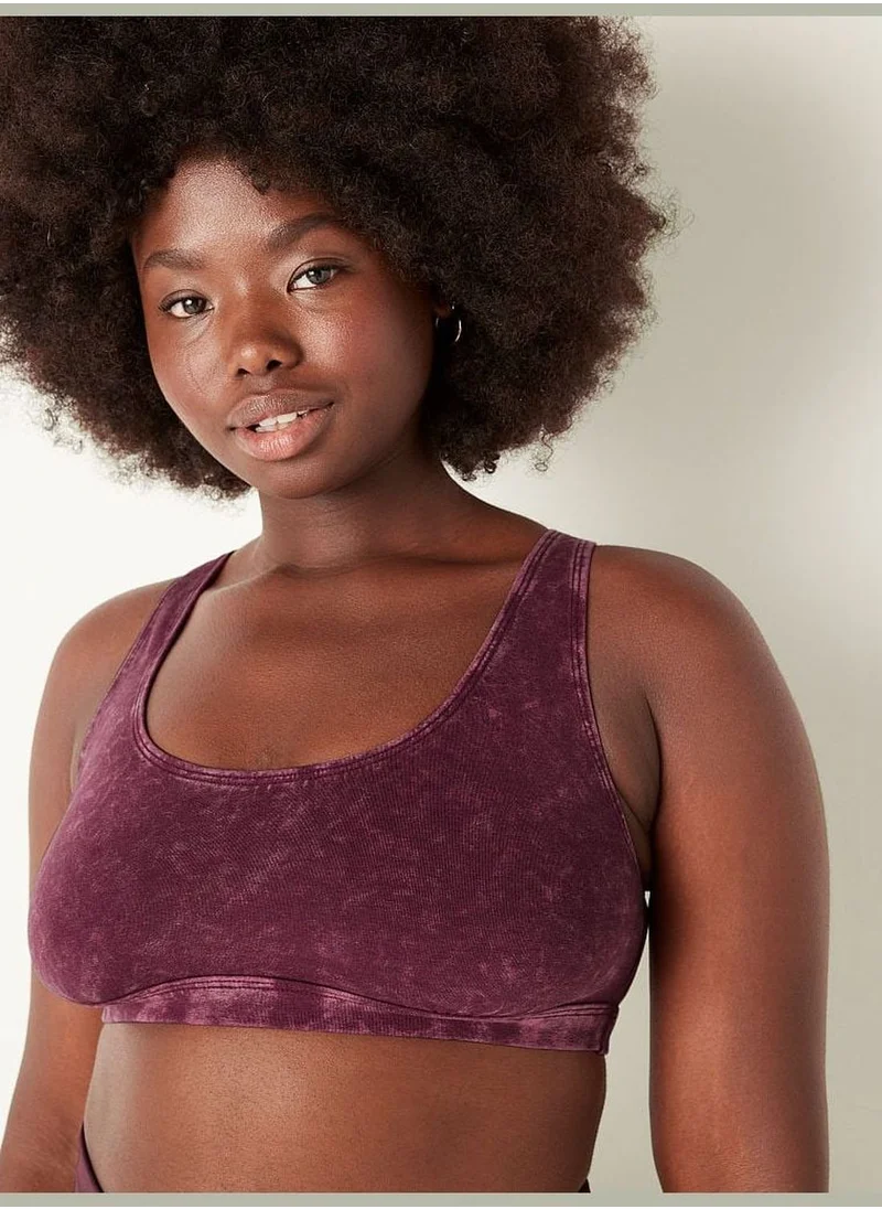 PINK Loungin' Cotton Scoop Bralette