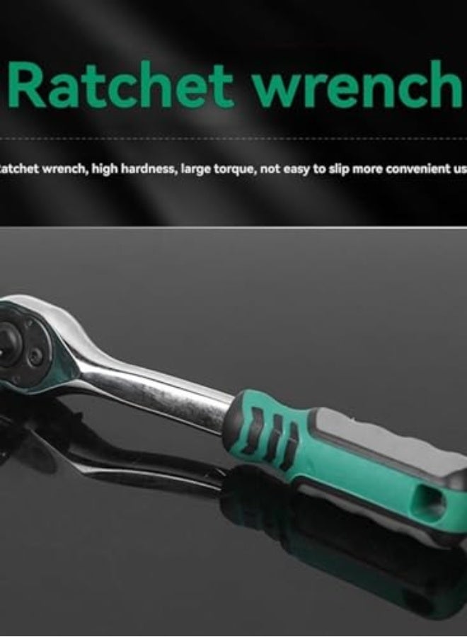 مجموعة أدوات إصلاح السيارات المكونة من 53 قطعة، مجموعة مفاتيح ربط سريعة، أدوات إصلاح السيارات للمنزل وصيانة السيارات - Image 3