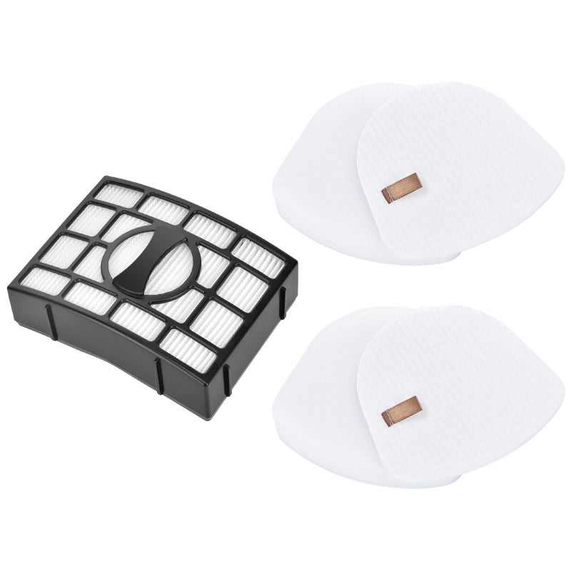 Anewise 1+2 Pack Filter Replacement for Shark UV730 ZU561 UV725 CU530 UV650 ZU560 ZU562 ZU572 ZD201 ZD400 Navigator Rotator Lift-Away Upright Vacuum, Part XFFK560 & XHEPA560, XFFKZD400 & XHFZD400 - Image 1