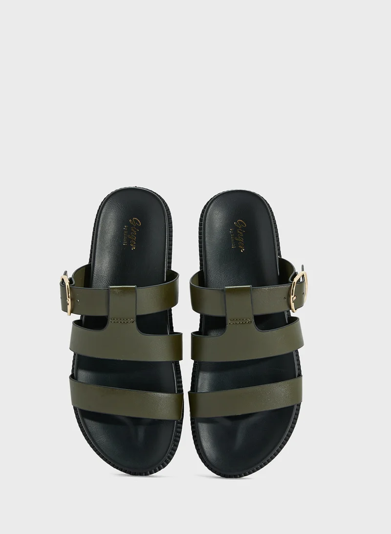 Ginger Triple Strap Casual Sandal