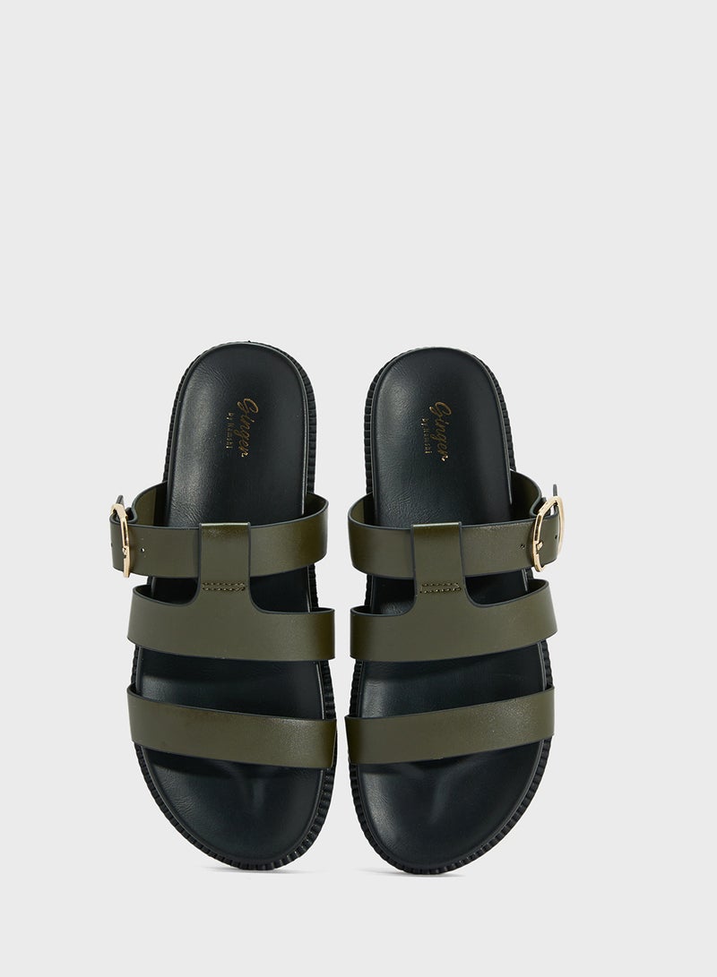 Ginger Triple Strap Casual Sandal  - Image 4