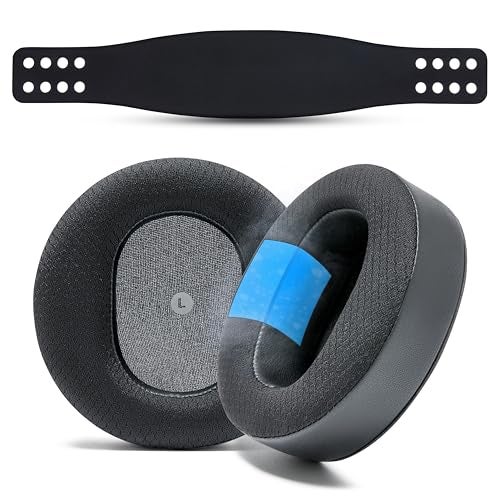 WC Mod Kit for Maxwell Gen 1 Cooling Gel Earpads Silicone Headband Compatible with Audeze Maxwell for Xbox PS5 Gen 1 by Wicked Cushions Enhanced Comfort Cooling Black - Image 1