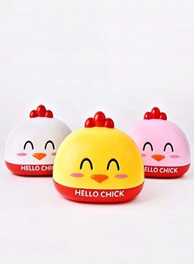 Flywind Soap Dish Holder for Kids, Bathroom Soap Stand Chick Soap Holder Cartoon Plastic Soap Dish Plate Soap Boxs Bathroom Accessories (White) - Image 4