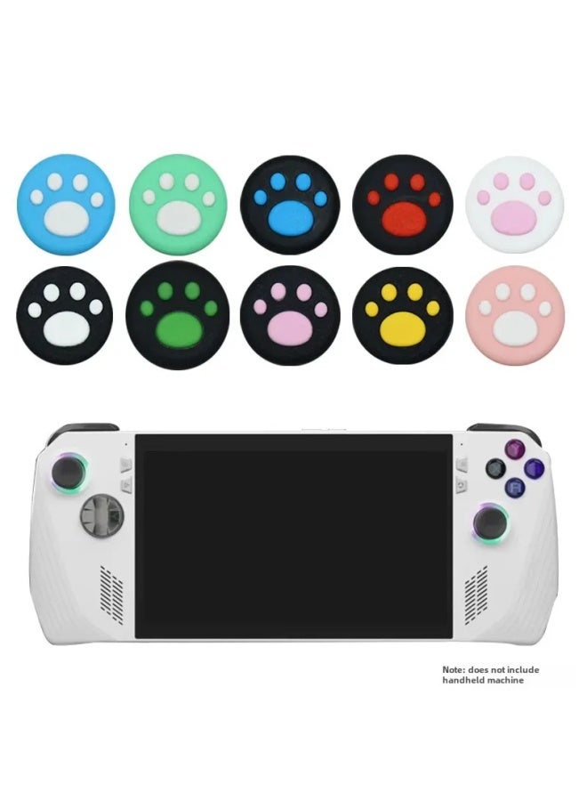 Silicone Protective Cap For ROG Gaming Joystick Suitable For ROG ALLY Console High Quality Durable Gaming Accessory-Product Color:Love-gray Background White Claw - Image 5