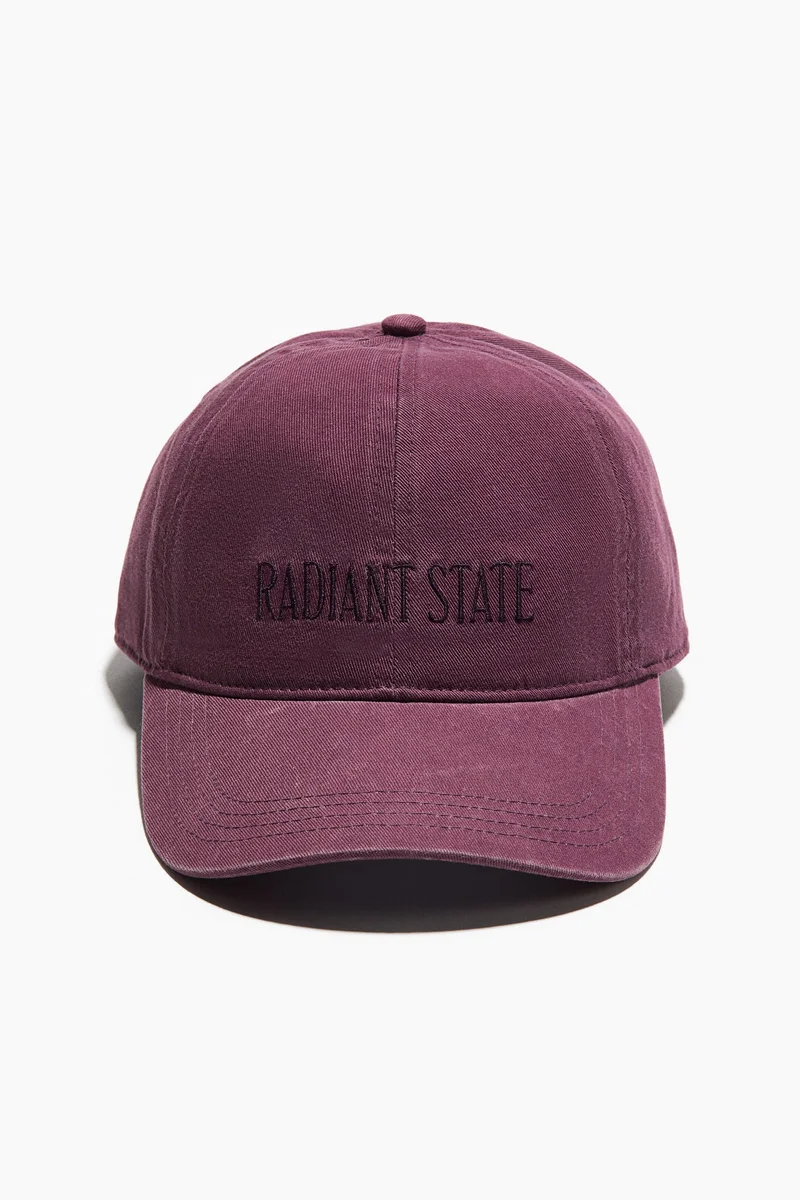 H&M Motif-detail cotton twill cap