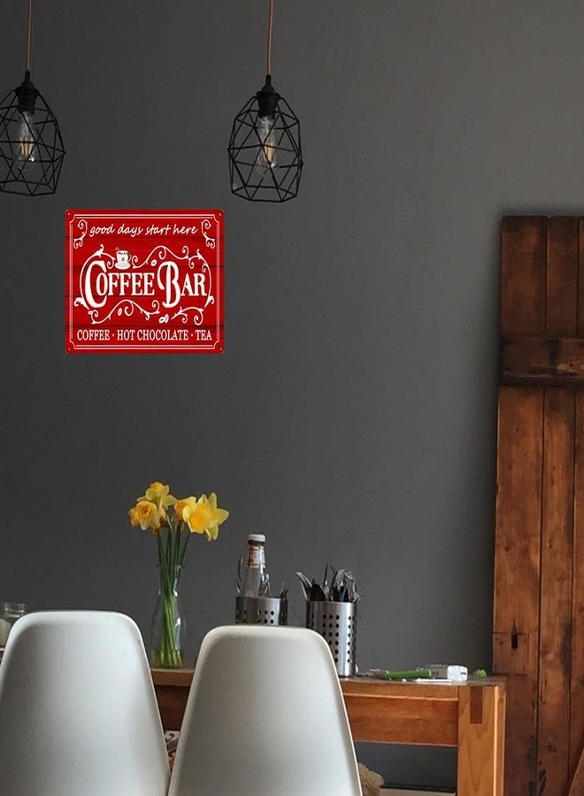 tosles Vintage Metal Sign - Coffee & Tea Bar Decor - Christmas & Hot Cocoa Station - 8 x 12 Inch - Image 4