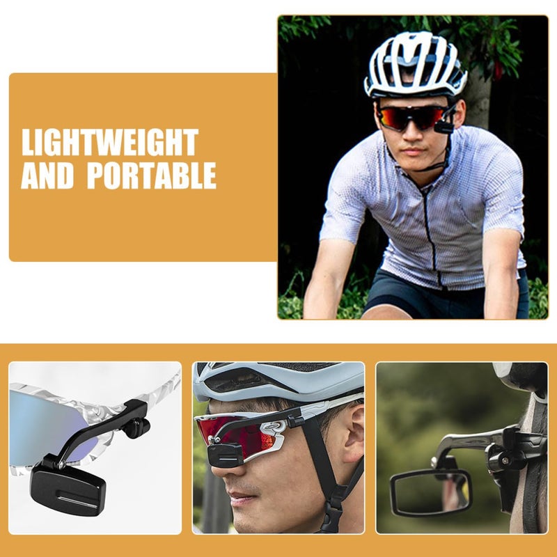 Universal Bike Handlebar Rearview Mirror Wide Angle Convex Cycling Safety Mirror for Mountain Road and Electric Bicycles - Image 4