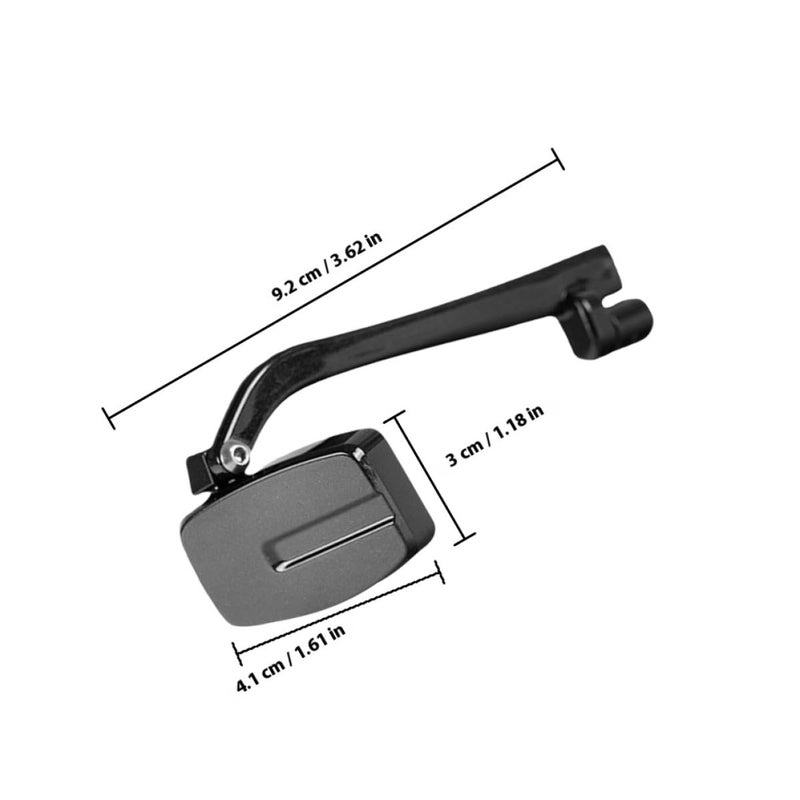 Universal Bike Handlebar Rearview Mirror Wide Angle Convex Cycling Safety Mirror for Mountain Road and Electric Bicycles - Image 3