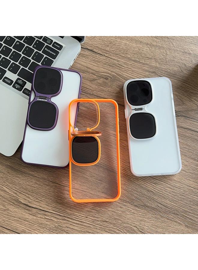 Zaboon Case For iPhone 12 Pro Max Metal Sunglasses Holder TPU + PC Phone Case - Image 2