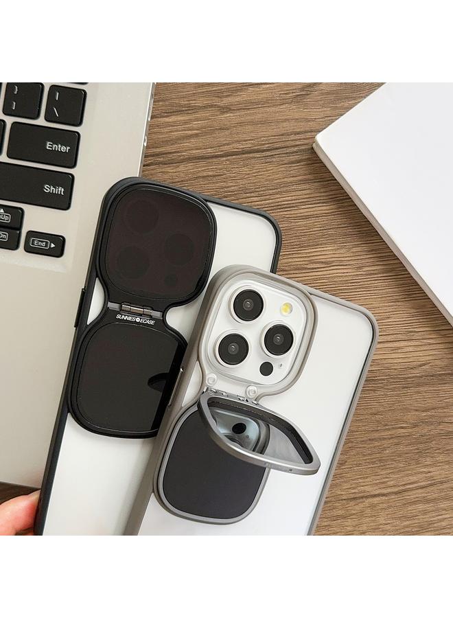 Zaboon Case For iPhone 12 Pro Max Metal Sunglasses Holder TPU + PC Phone Case - Image 4