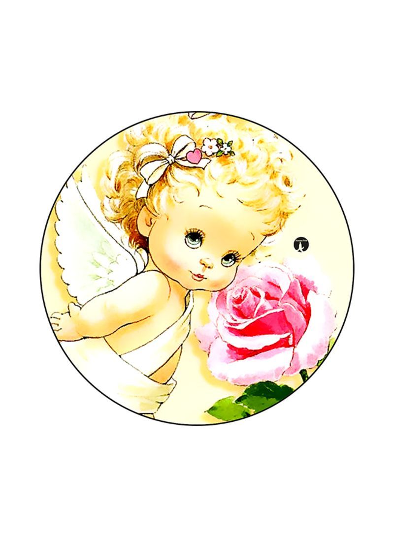 RKN A Girl Printed Mouse Pad multicolour