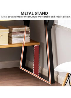 Occuwzz Home Office Desk Laptop Table Multi-layer Computer Table with Storage Rack  - Image 5