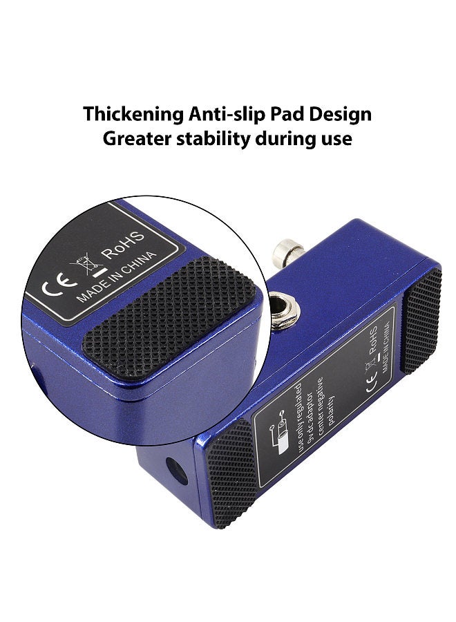 Generic Guitar Chorus Pedal Electric Guitar Effects Pedal True Bypass Zinc Alloy Shell DC 9V 6.35mm Input/Output Interface Rate/Depth 2 Knobs Mini Guitar Chorus Effector  - Image 3