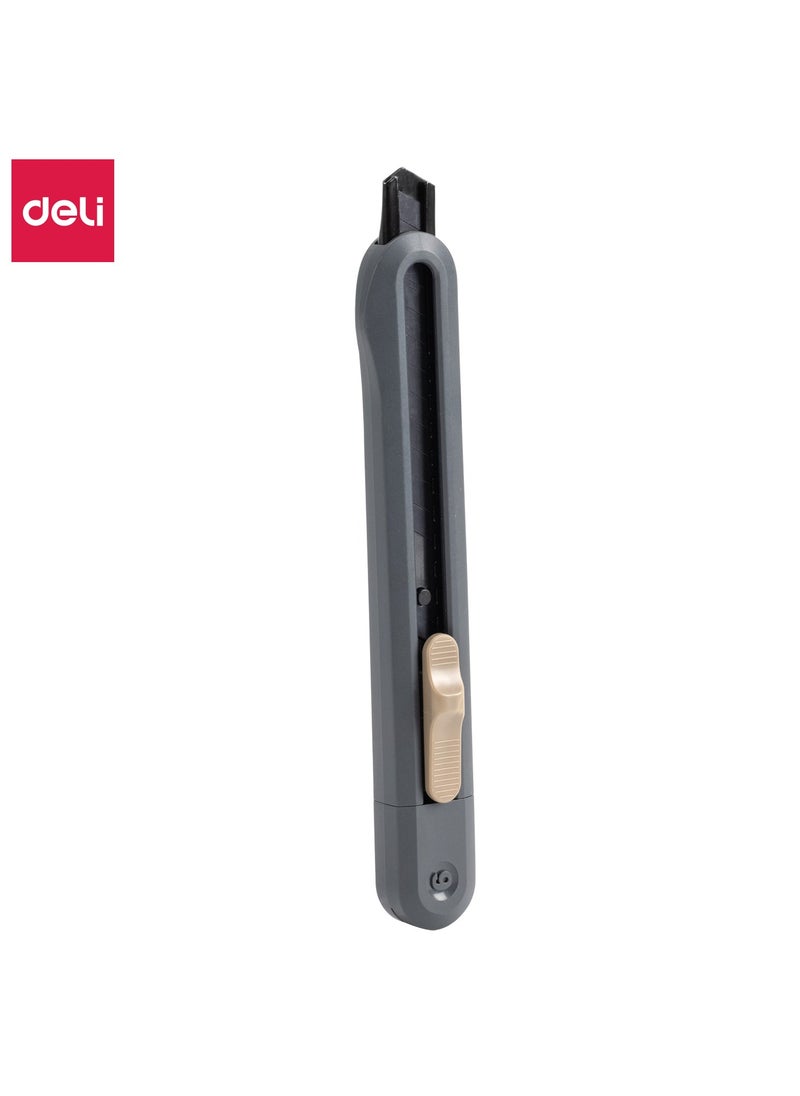 Deli - Deli Nusign ENS063 Snap-Off Utility Cutter with SK5 Edge - Grey - Image 1