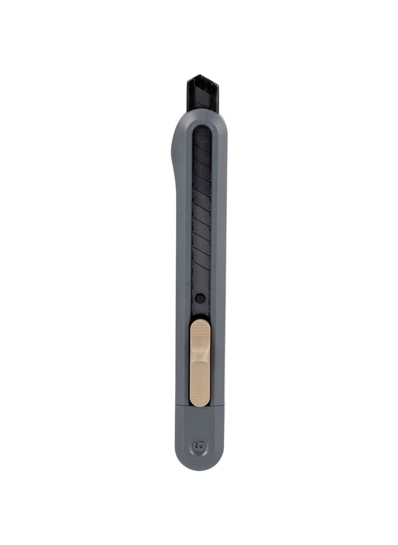 Deli - Deli Nusign ENS063 Snap-Off Utility Cutter with SK5 Edge - Grey - Image 1