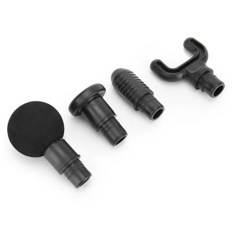 Fascia Massager Gun Replacement Head Set: 4 EVA Material Heads - Scientific Vibration Activation For Body Muscle Relaxation Fatigue Relief For Different Muscle Groups Body Parts - Image 2