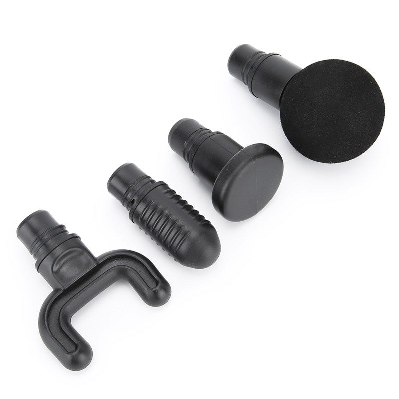 Fascia Massager Gun Replacement Head Set: 4 EVA Material Heads - Scientific Vibration Activation For Body Muscle Relaxation Fatigue Relief For Different Muscle Groups Body Parts - Image 1