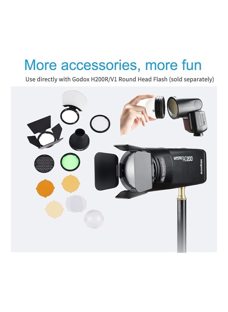 جودوكس GODOX AK-R1 Accessory Kit for Round Flash Head - Image 2
