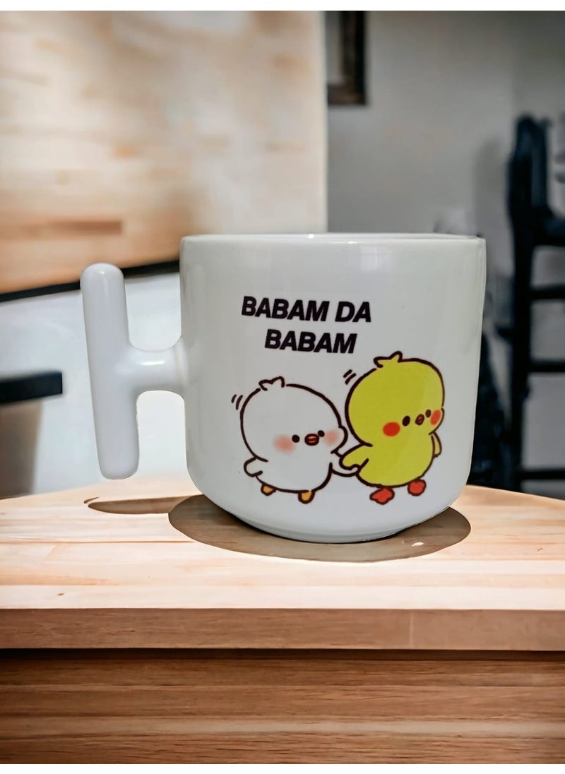 Game Fruy My Dad Is My Dad Double Sided Written T-Shirt Mug  - Image 1