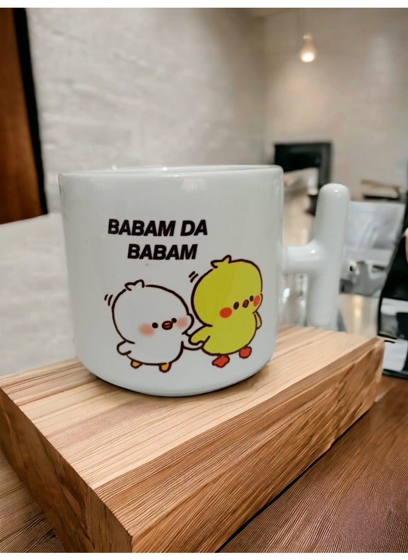 Game Fruy My Dad Is My Dad Double Sided Written T-Shirt Mug  - Image 2
