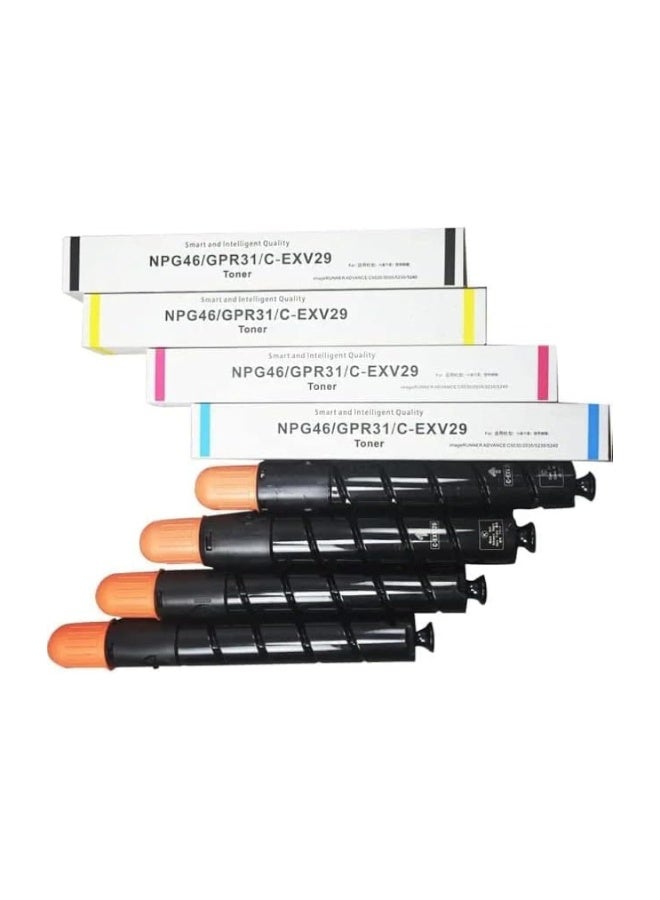CEXV29 Compatible Color Toner Cartridge for Use in IR Adv C5030 C5035 C5235 C5240 (SET OF 4) - Image 2