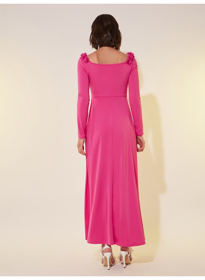 Take Two Floral Detail Maxi Dress  - Image 5