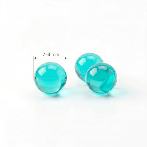 CLAPONE Gel Balls 7-8mm Water Bullets for Blaster Gun, High Absorbent Water Beads Ammo, Non-Toxic Gel Blaster Refill Balls for Shooting Practice, Decoration & Play (Green, 20000 Pcs) - Image 2