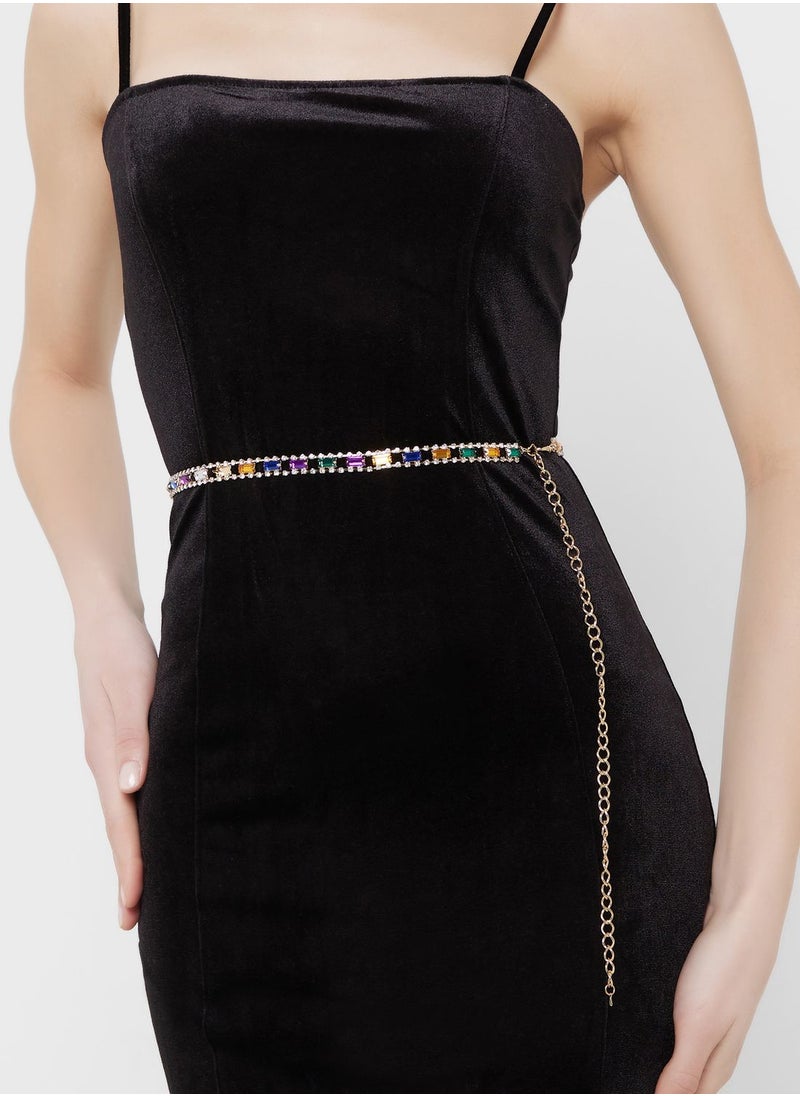 Ella Limited Edition - Stone Detail Chain Belt - Image 1