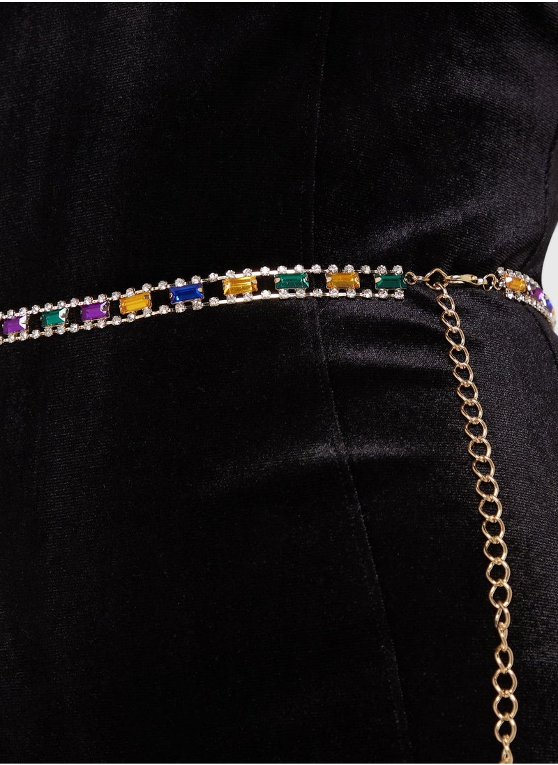 Ella Limited Edition - Stone Detail Chain Belt - Image 1