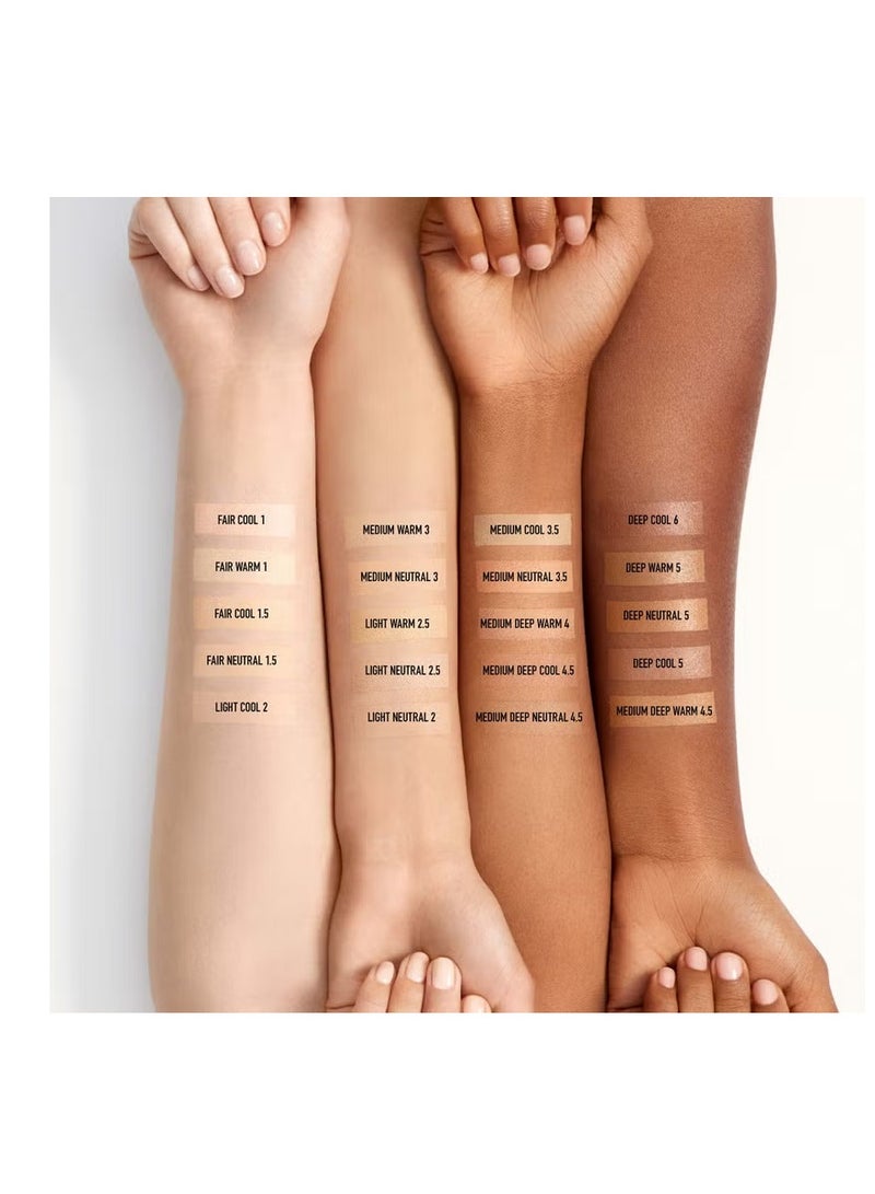 سيروم بير مينيرالز الأصلي النقي، كريم أساس سائل طبيعي مشع، بعامل حماية من الشمس 20 - لون محايد فاتح 2.5، 30 مل - Image 4