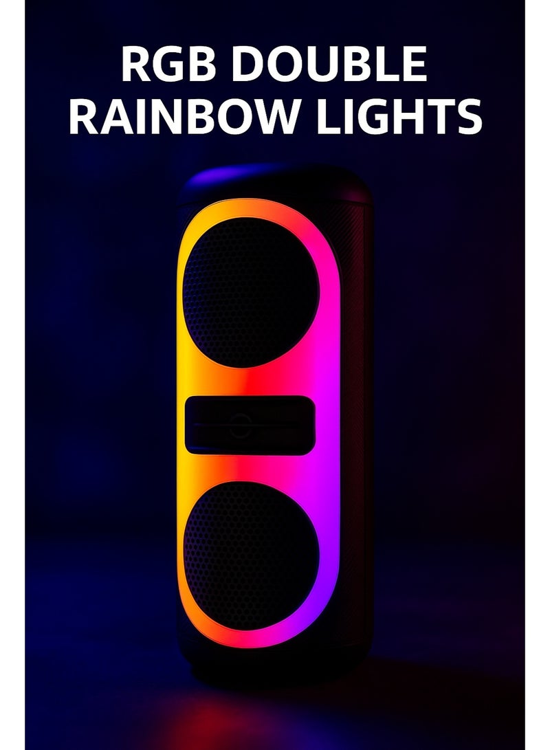 JL-4411 portable Bluetooth speaker with high-quality sound and 15-hour battery life - Image 4