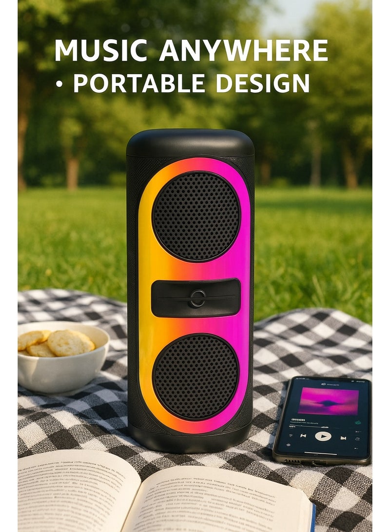 JL-4411 portable Bluetooth speaker with high-quality sound and 15-hour battery life - Image 5