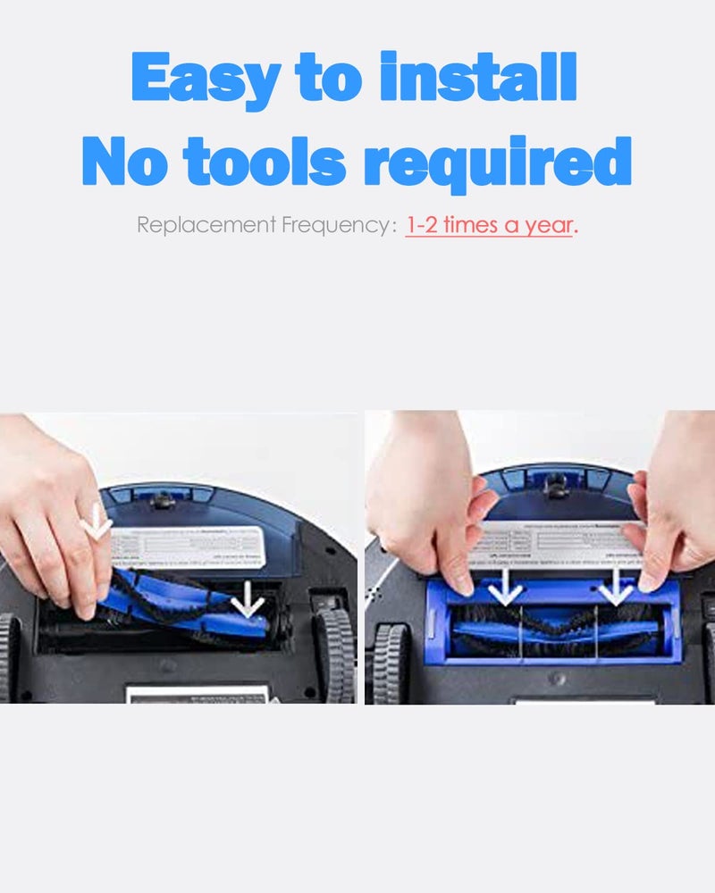 BBT BAMBOOST Roller Brush Replacement for Eufy G32,G30,15C,G32 Pro,G35+,G40+,G40 Hybrid+, Eufy 11S, Eufy 11S MAX,Eufy RoboVac 25C,G30 Hybrid, G10 Hybrid,G20 Hybrid,30C,30,30C MAX,15C MAX, 35C (2 Pack) - Image 4