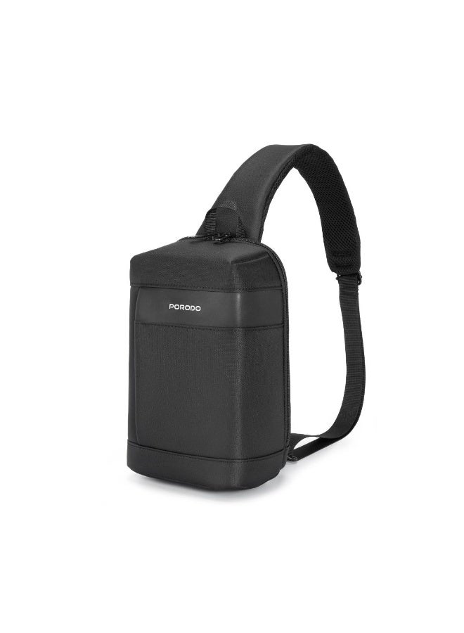 Porodo Cross Body Bag with Type-C PD Charging, Water-Resistant Design & Secure Storage - Image 1