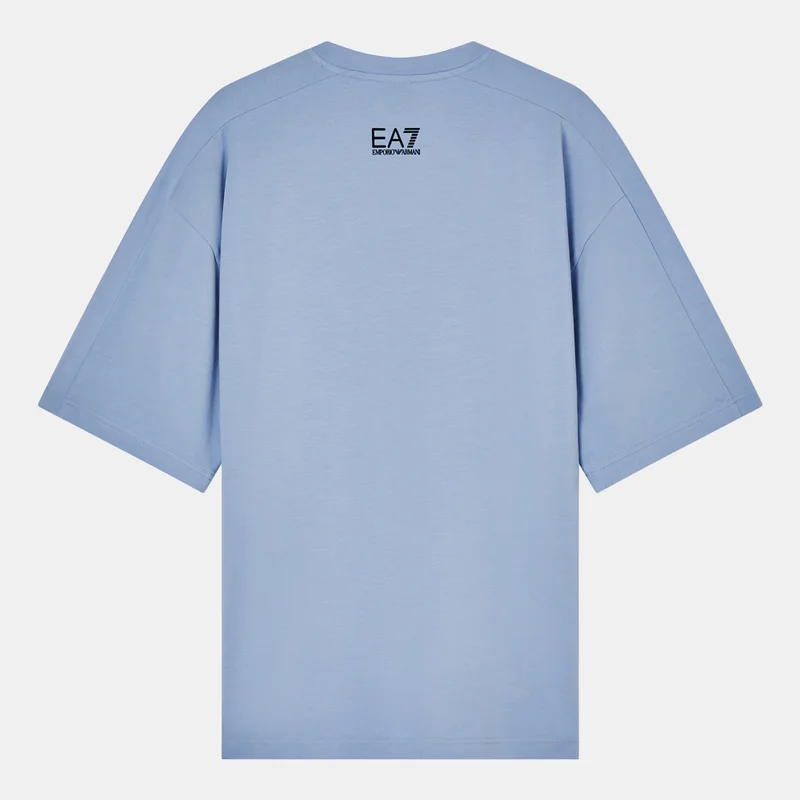 EA7 Emporio Armani Blue Men's Logo T-Shirt for Men | Best Price UAE