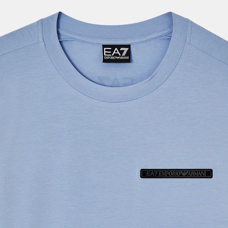 EA7 Emporio Armani Blue Men's Logo T-Shirt for Men | Best Price UAE