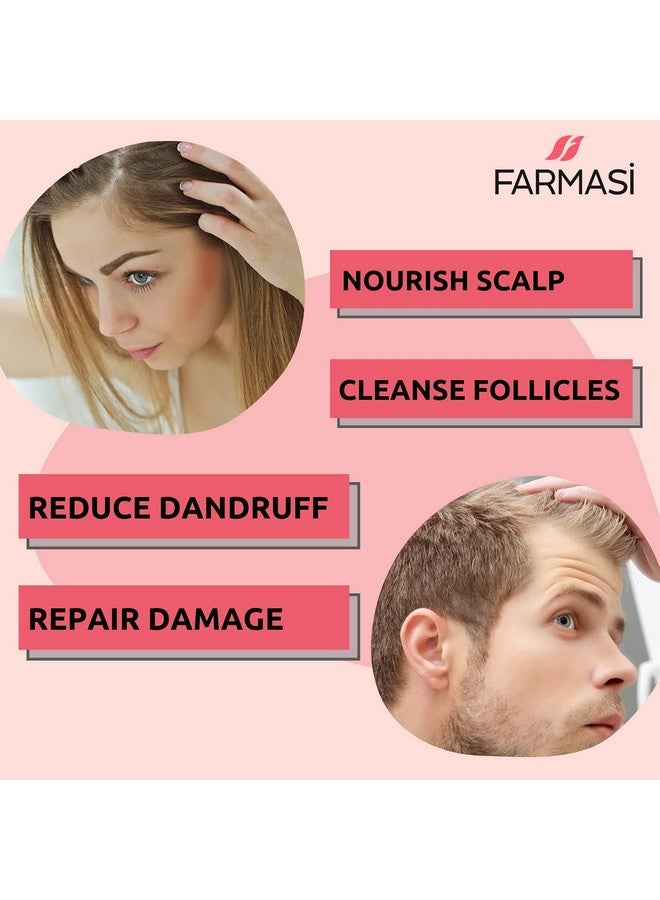 FARMASI Dr. C. Tuna Reviving Shampoo Volumizing Thickening And Biotin Shampoo For Men & Women Shampoo To Support Hair Growth Hair Strengthening & Regrowth Thickening Product 7.6 Fl. Oz / 225 Ml - Image 4