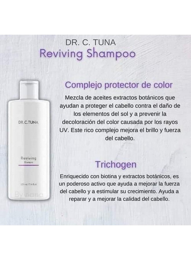 FARMASI Dr. C. Tuna Reviving Shampoo Volumizing Thickening And Biotin Shampoo For Men & Women Shampoo To Support Hair Growth Hair Strengthening & Regrowth Thickening Product 7.6 Fl. Oz / 225 Ml - Image 2