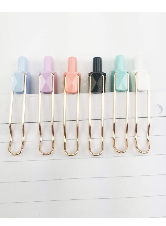 Retractable Gel Pens, Black Ink, Cute Pens, Pastel Pens Barrel, Premium Fine Writing Pens, Fine Point, 0.5mm, Metallic Clip, Soft Comfort Grip, 6 Counts, Nice Pack - Image 2