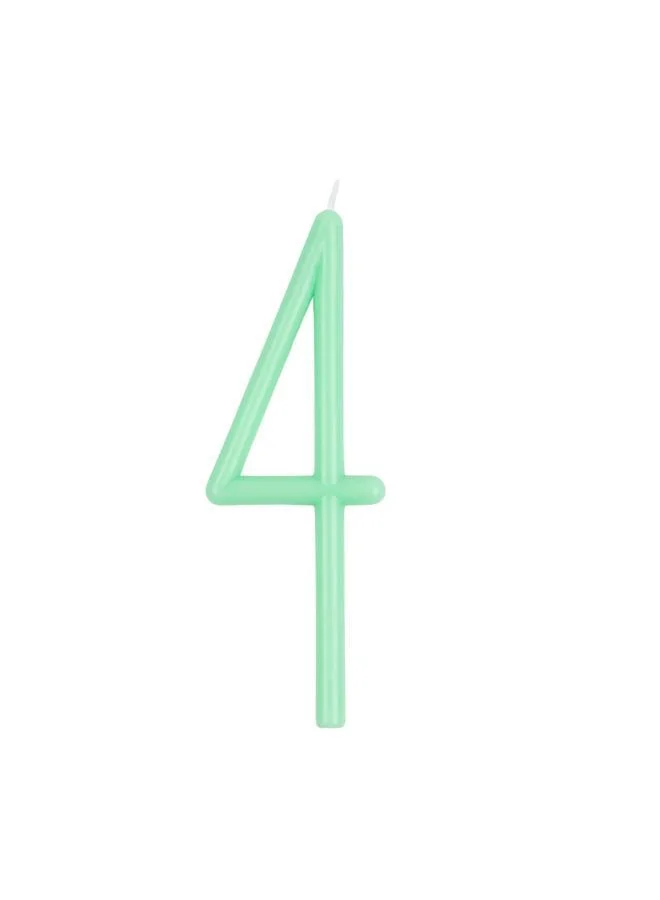Meri Meri Slim Number 4 Candle