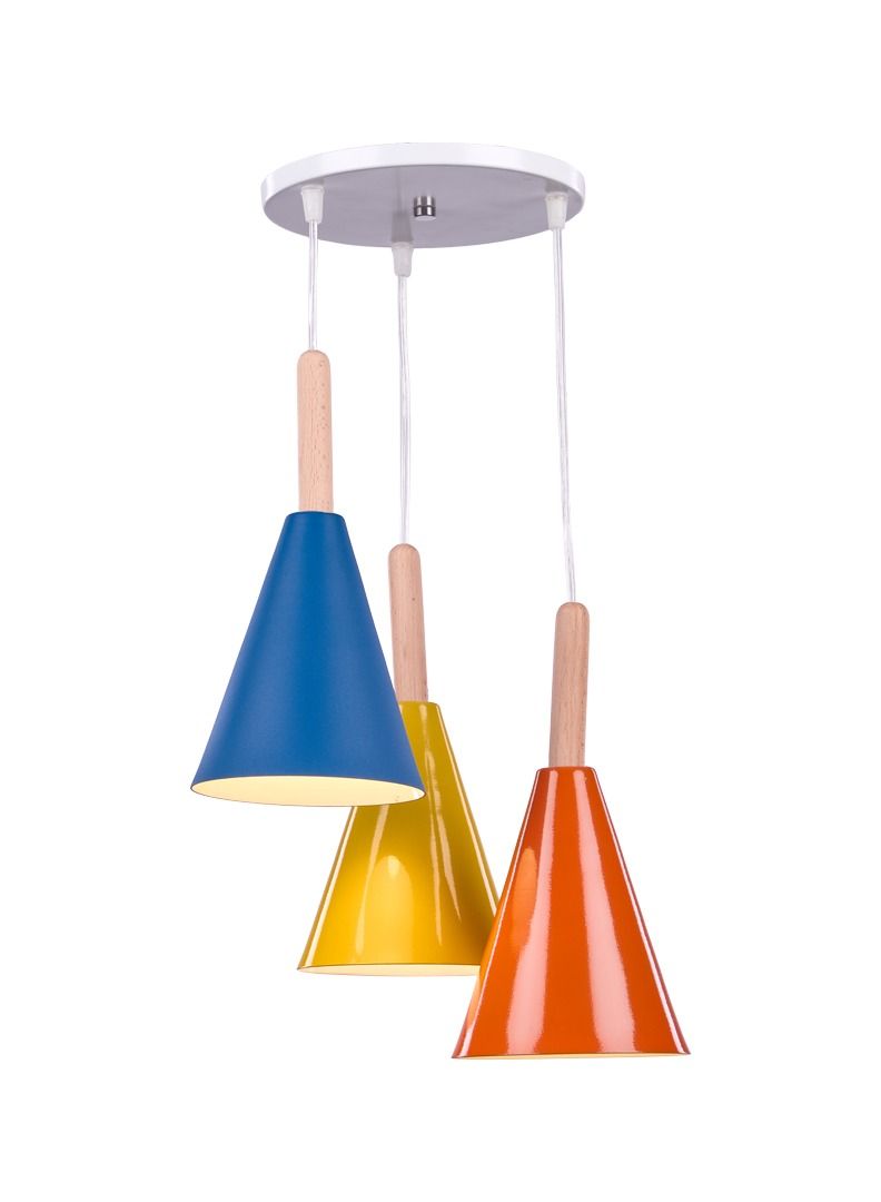 NAGAFA SHOP Three multicolored lami modern ceiling lamp 3MOY95 - Image 1