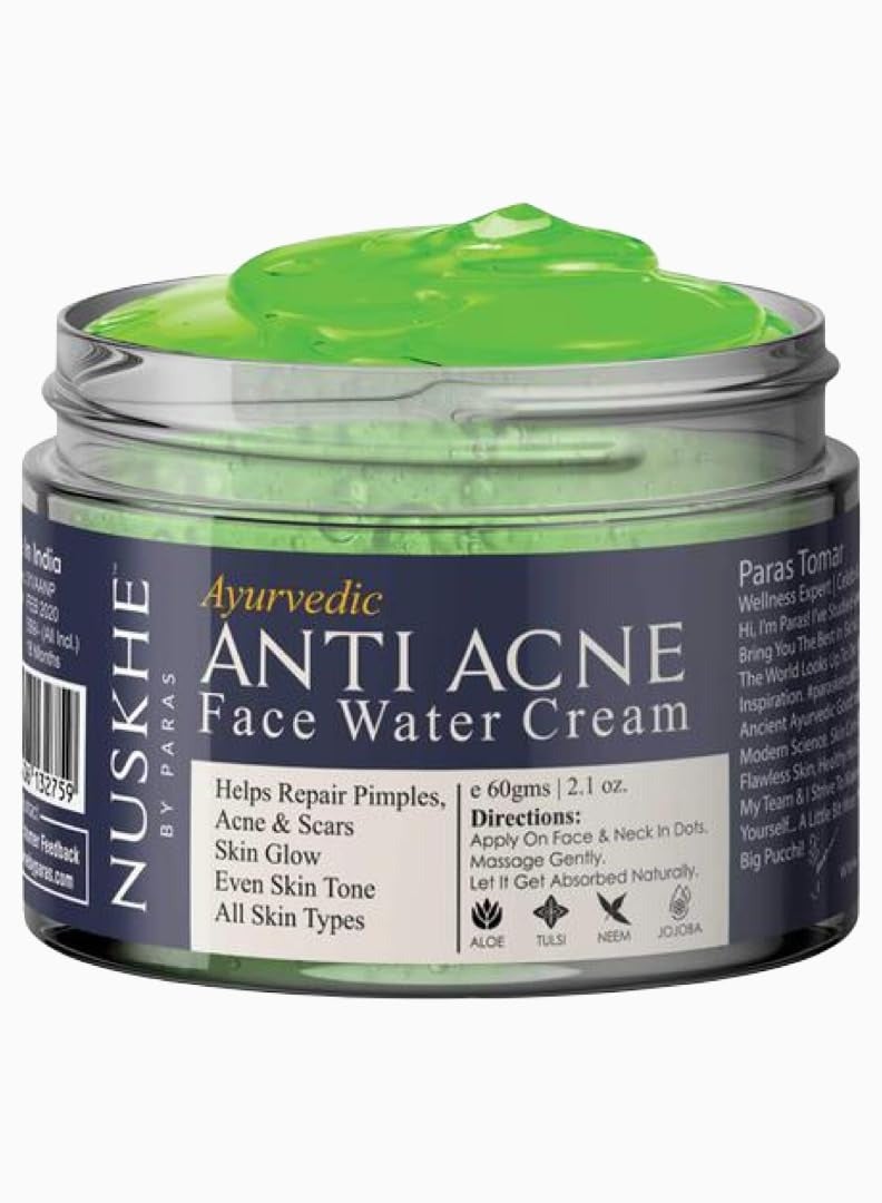 Nuskhe By Paras Nuskhe by Paras Anti-Acne Water Cream  60 gram - Image 1