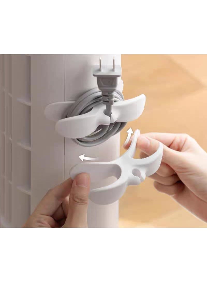 منظم كابلات للأجهزة المنزلية – ملف ومثبت للكابلات للخلاط وآلة القهوة والمقلاة الهوائية، إدارة الكابلات بقابلية اللصق - Image 4