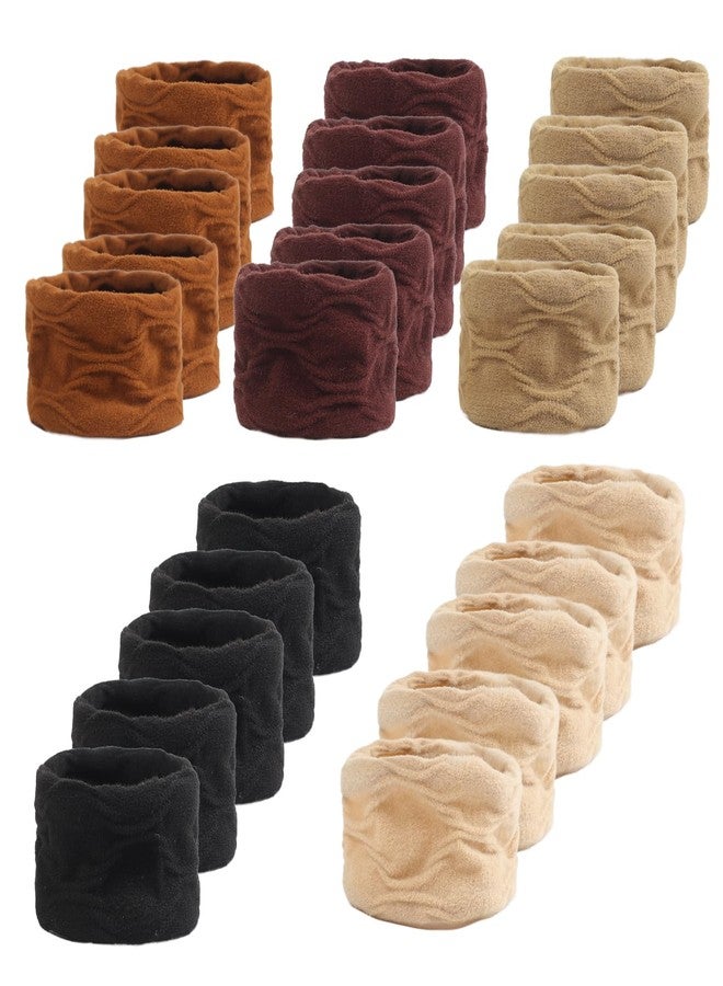 TBUKEOM 25 PCS Hair Ties, Soft Seamless Cotton & Nylon Elastic Ponytail Holders, No Damage Rubber Bands for Thick Hair, Stretchy Hair Accessories for Girls & Women - Image 1