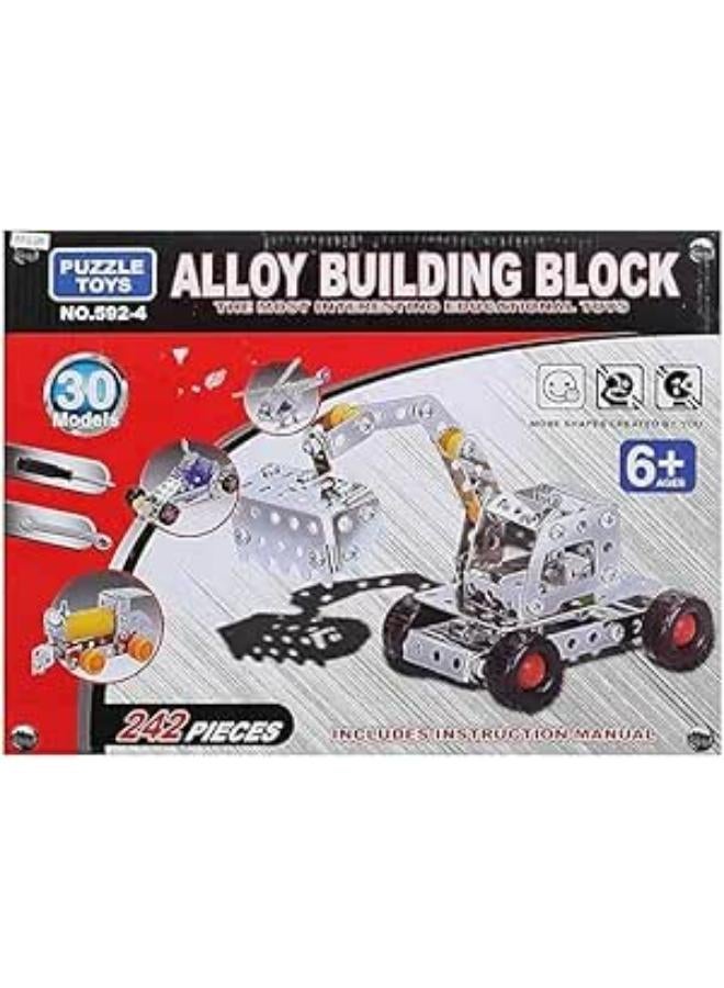 لعبة بناء جرار تعليمية من Next Store تنمي المهارات الحركية والخيال - آمنة وممتعة وتحفز الإبداع في بناء الأشكال