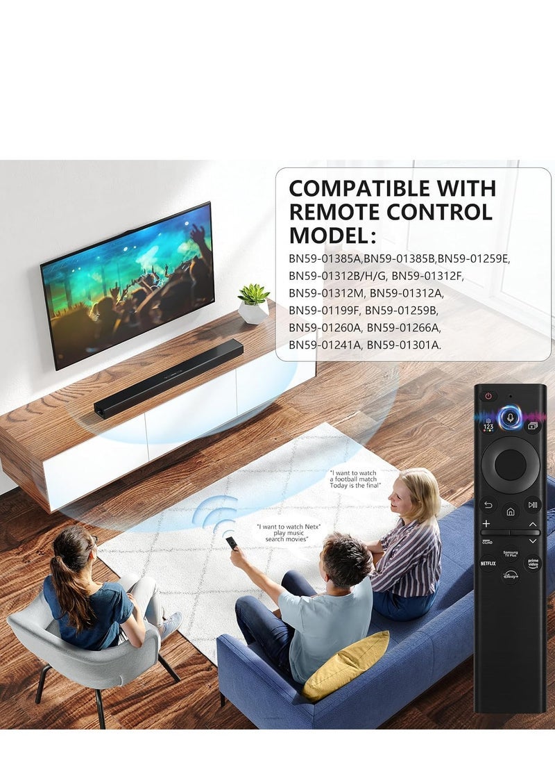 general BN59-01385A Solar Voice Remote Replacement for Samsung Frame TV Remote with Bluetooth Rechargeable Solar Cell Compatible with Samsung 2021-2023 Neo LED Smart 4K Ultra HD TV Black - Image 5