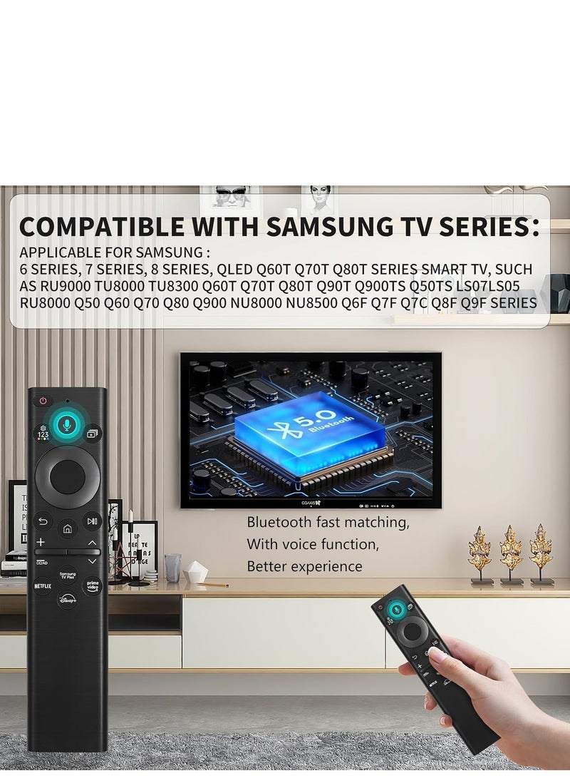 general BN59-01385A Solar Voice Remote Replacement for Samsung Frame TV Remote with Bluetooth Rechargeable Solar Cell Compatible with Samsung 2021-2023 Neo LED Smart 4K Ultra HD TV Black - Image 4